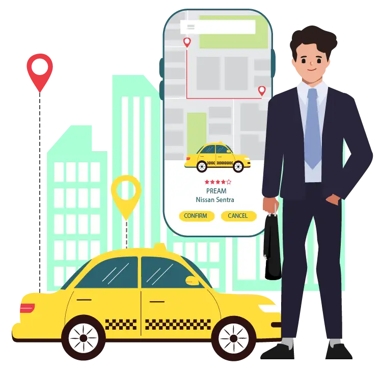 Taxi app development Services